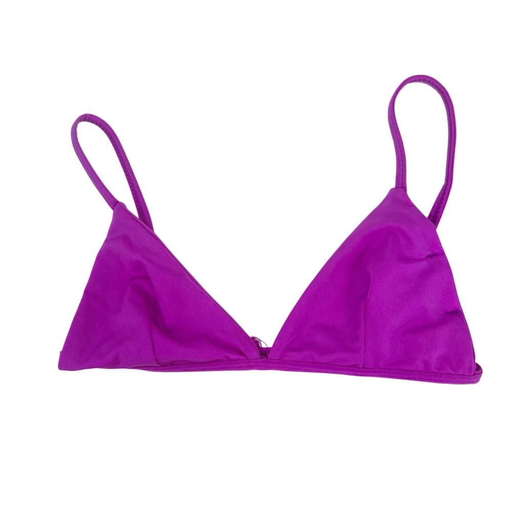 PRETTY LITTLE THING NWT Orchid Color Bikini Swim Top 6 Beach Pool Cruise